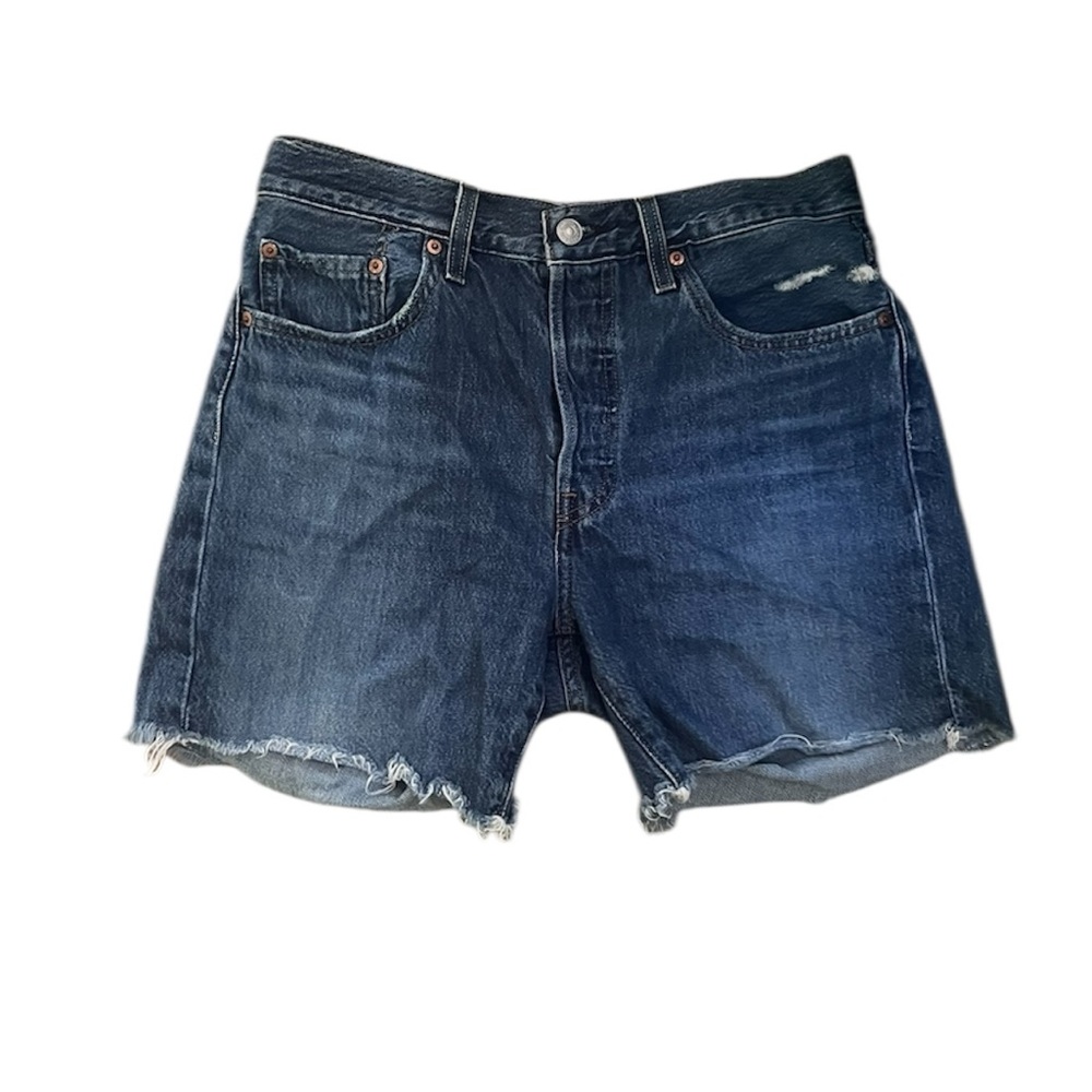 Levi's Blue Jean Shorts Classic Cut-Off Style